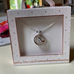 Necklace with S. New in box.